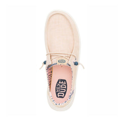 Sneaker HEY DUDE Wendy Peak Chambray Woven 41946 - Tan