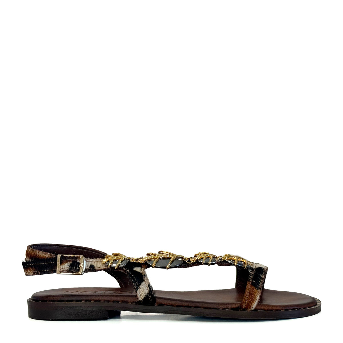 Sandalo basso KOTRIS 3119 - Cow Choco