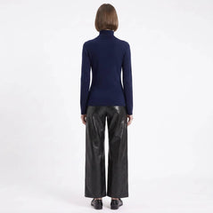 Pull collo alto ARTLOVE CALINE - Navy