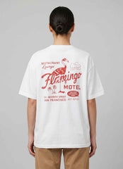 T-shirt BOWERY NYC Unisex - Flamingo Motel White