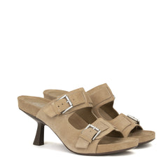 Sandalo ASH JEWEL Suede Velours - Noisette