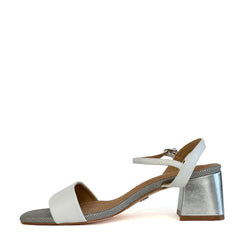 Sandalo con tacco GOLD&GOLD GD431 - Bianco