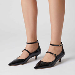 PROSPERINE 2514 Black Patent Pump
