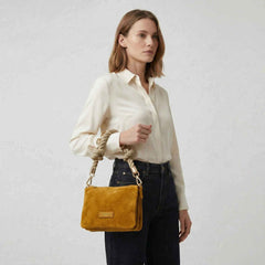 Borsa a mano MY BEST BAG Reflex Small 2029 - Suede Giallo