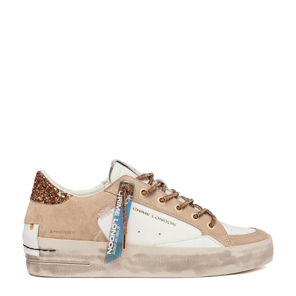 Sneaker CRIME LONDON 29154PP8 Sk8 Deluxe Wedge - Champagne Dust