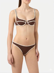 Brasiliana SAINT BARTH Naomi 04332L - Marrone/Panna
