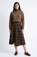Gonna midi ARTLOVE CLELINE - Brown