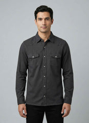 Camicia Western El Paso BLEEKER 6506 - Black