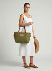 City Bag Mid Nylon SAINT BARTH 00219L - Verde Oliva