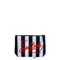 Pochette SAINT BARTH ALINE STRIPES 07817L - Bianco/Blu