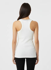 Canotta in maglia lurex GAELLE PARIS GAABW09436 - Avorio