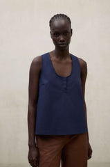Camicia smanicata ECOALF RITA - Midnight Blue