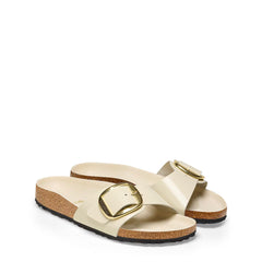 Ciabatta BIRKESTOCK Madrid Big Buckle 1025298 - Shine Ecru