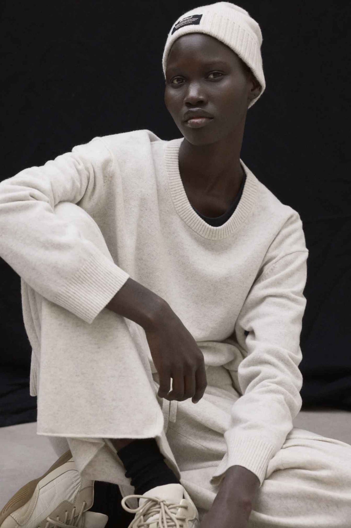 Maglione ECOALF COSMOS - Bone Melange