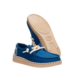 Sneaker HEY DUDE Wendy Espadrille Hibiscus 45237 - Ensign Blue/Multi