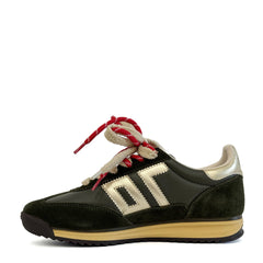 Sneaker BACK 70 JOGGER N101 - Spongy Nappa Forest/Gold
