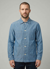 Giacca CHESAPEAKE'S Work Jacket Chambray - Bleach