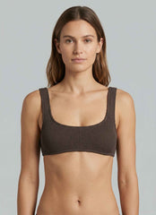 Top bikini bralette SAINT BARTH NAIMA 00036L - Marrone
