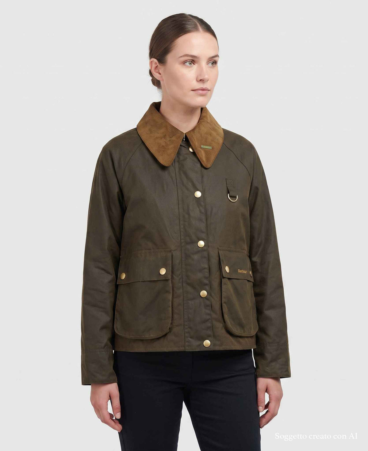 Giacca cerata BARBOUR Modern Spey Icons LWX1595 SN91 - Beech/Birchwood