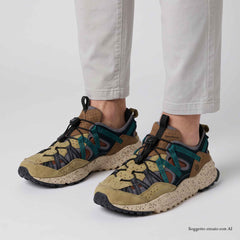 Sneaker FLOWER MOUNTAIN KAZANA U - Olive/Brown/Dark Green