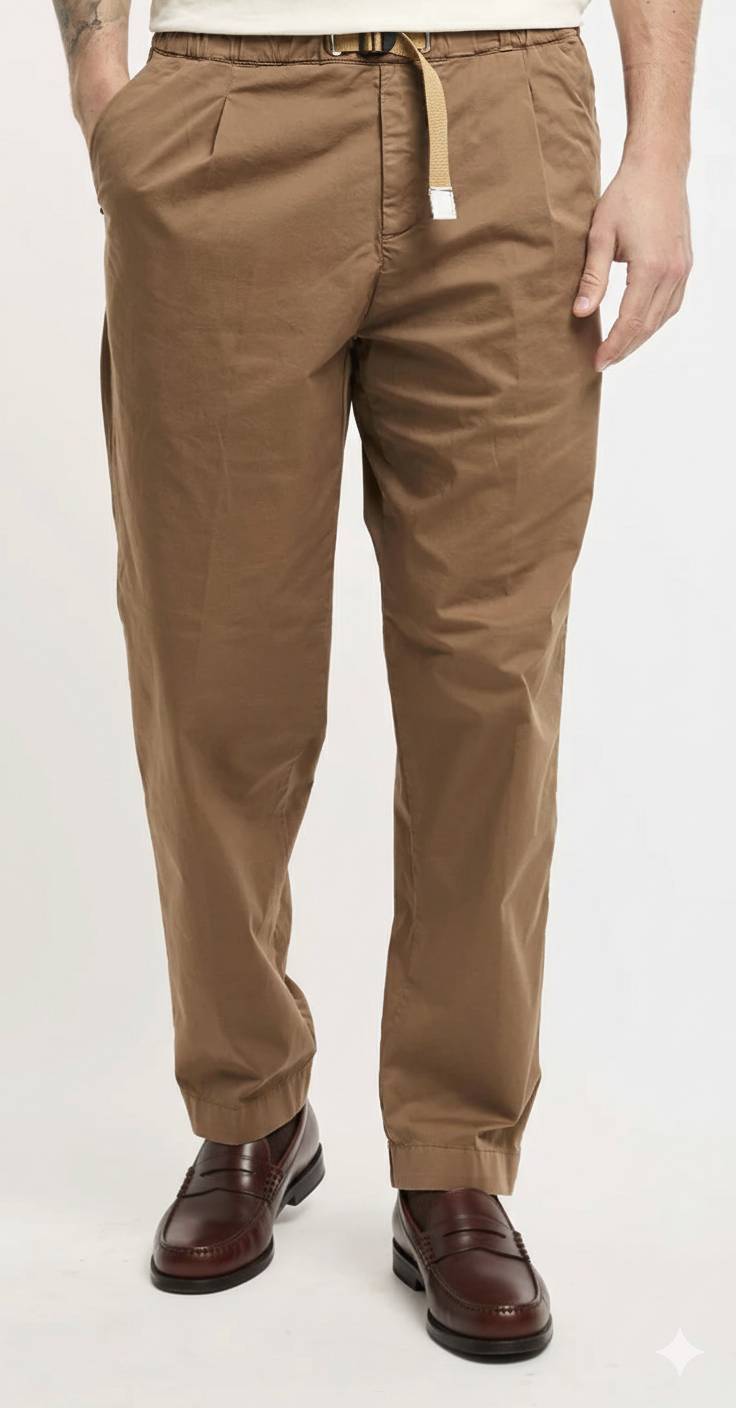 Pantalone lungo uomo WHITE SAND 25SU6711 48 - Marrone