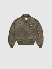 Giubbotto Unisex ALPHA INDUSTRIES CWU-45 Heritage Bomber - Mud Olive
