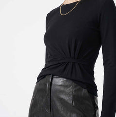 T-shirt manica lunga ARTLOVE MIRAURA - Black