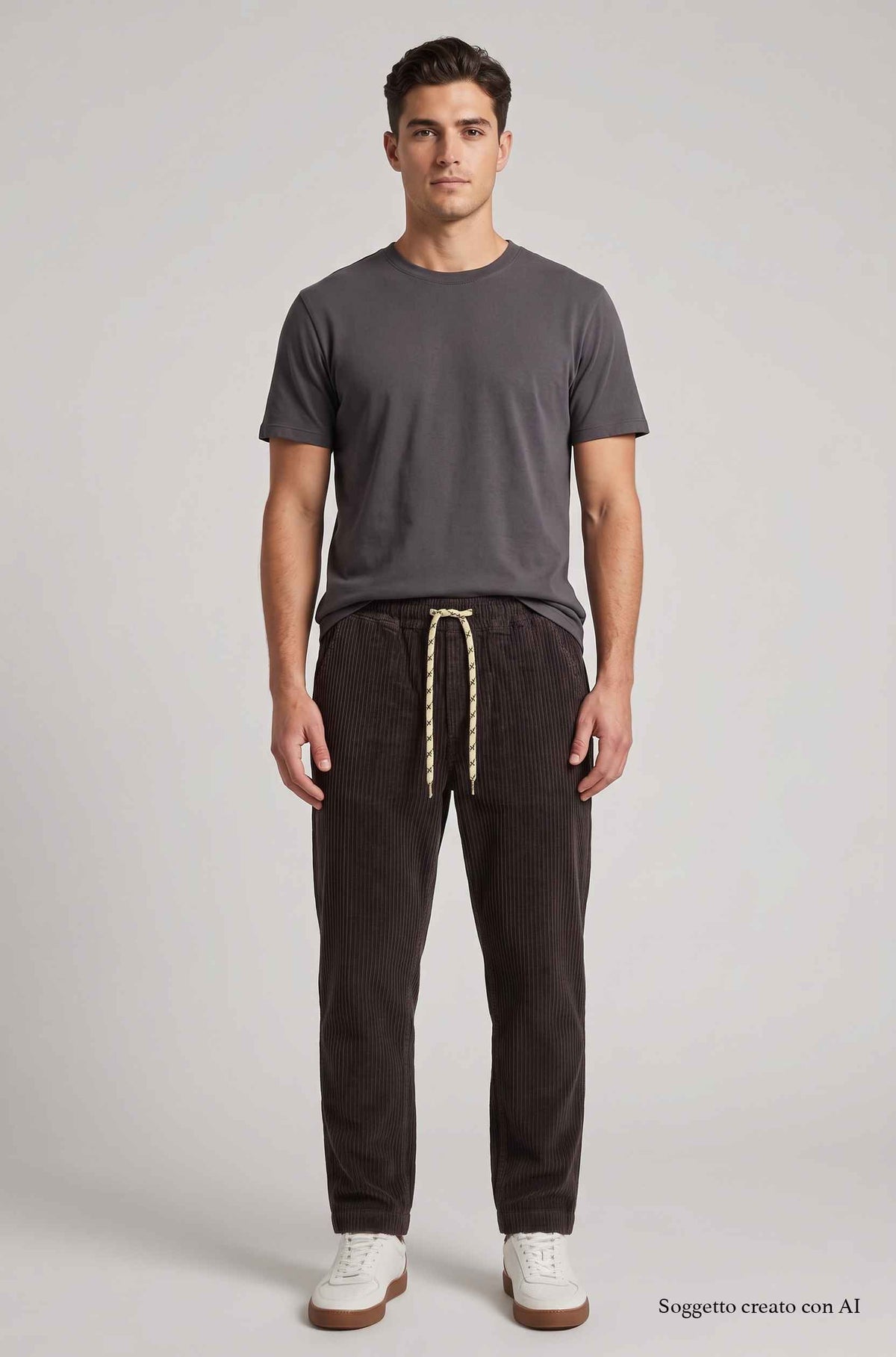 Pantalone S001 PAZ85ROC - Brown