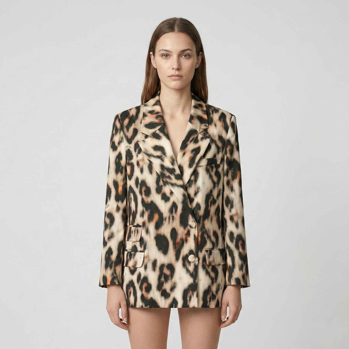 Giacca doppiopetto spalla over GAELLE PARIS GAABW06767 - Maculato