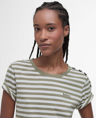 T-shirt Ferryside a righe BARBOUR LML0890 - Dusky Green