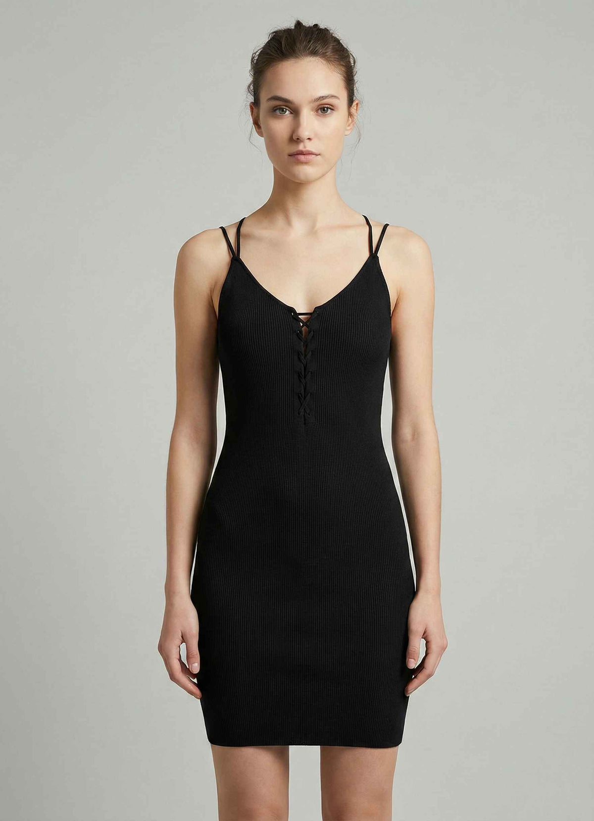 Mini dress AKEP 13269 - Nero