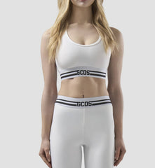 Logo Stripes Panties GCDS - Optic White