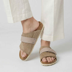 Ciabatta BIRKENSTOCK Kyoto 1015573 Nubuck - Taupe