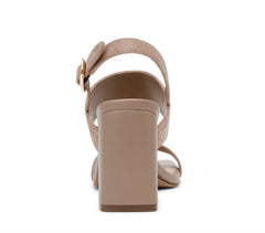 Sandalo con tacco STEVE MADDEN WENDIE - Suede Taupe