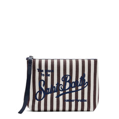 Pochette SAINT BARTH ALINE DENIM - Stripes 4510 Emb 01195H