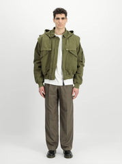 Giubbotto ALPHA INDUSTRIES CWU-45/P D-Tec Hood - Dark Olive