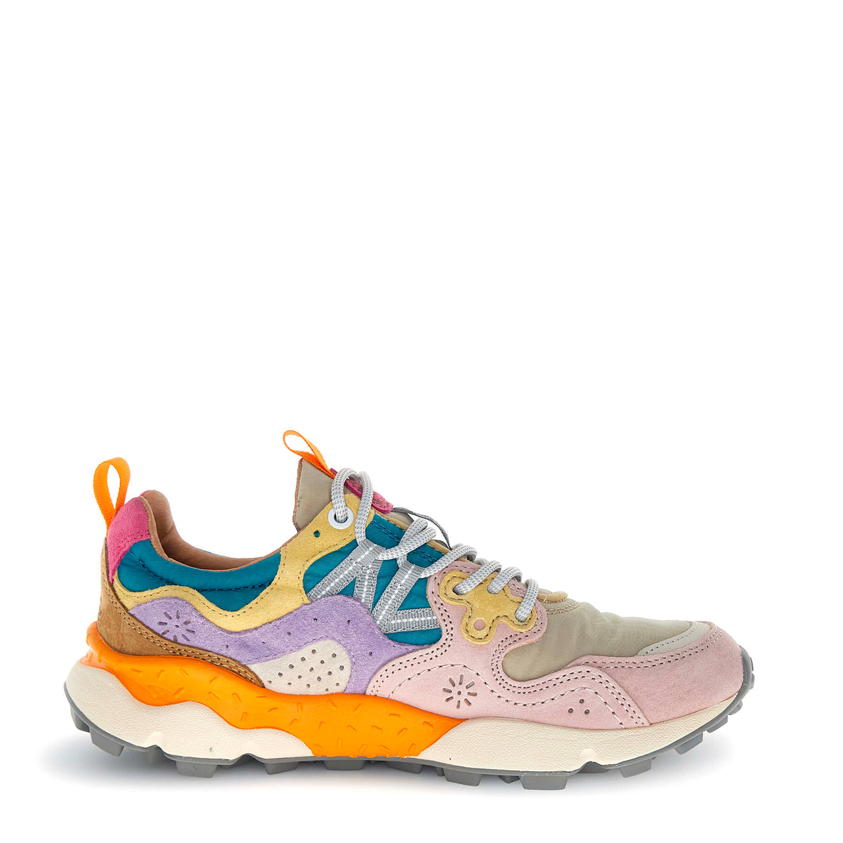 Sneaker FLOWER MOUNTAIN YAMANO 3 W - Light Pink/Lilac/Petrol