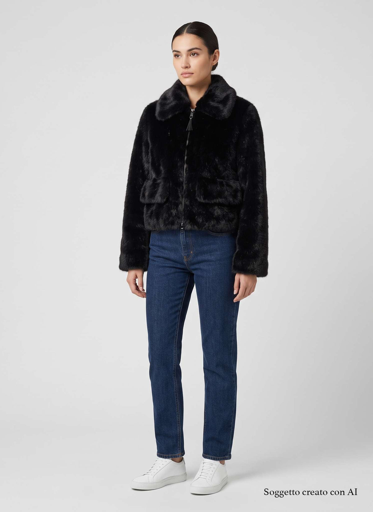 Pellicciotto BULLY 7362 - Nero