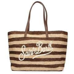 Borsa SAINT BARTH RAFFIA CITY - Stripes 01322H