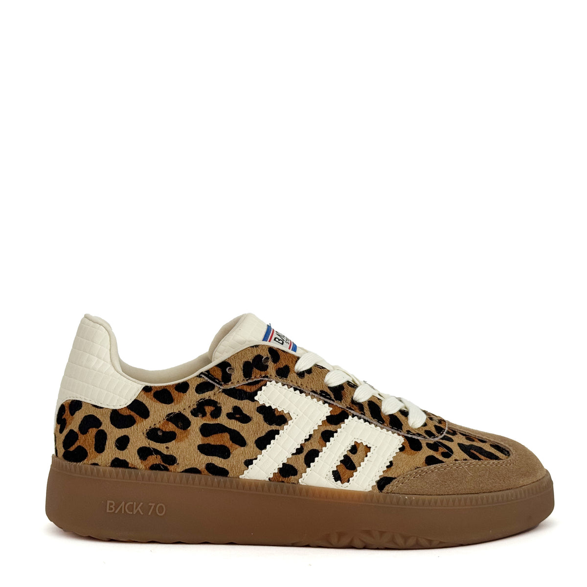 Sneaker BACK 70 BOSTON P01 - Leopard/Cuoio/Milk