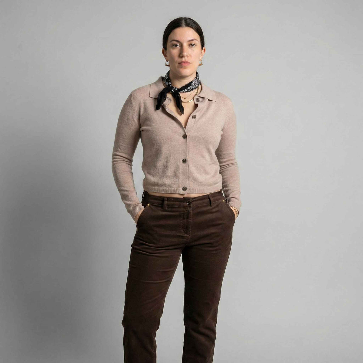 Cardigan ARTLOVE GINGER - Taupe