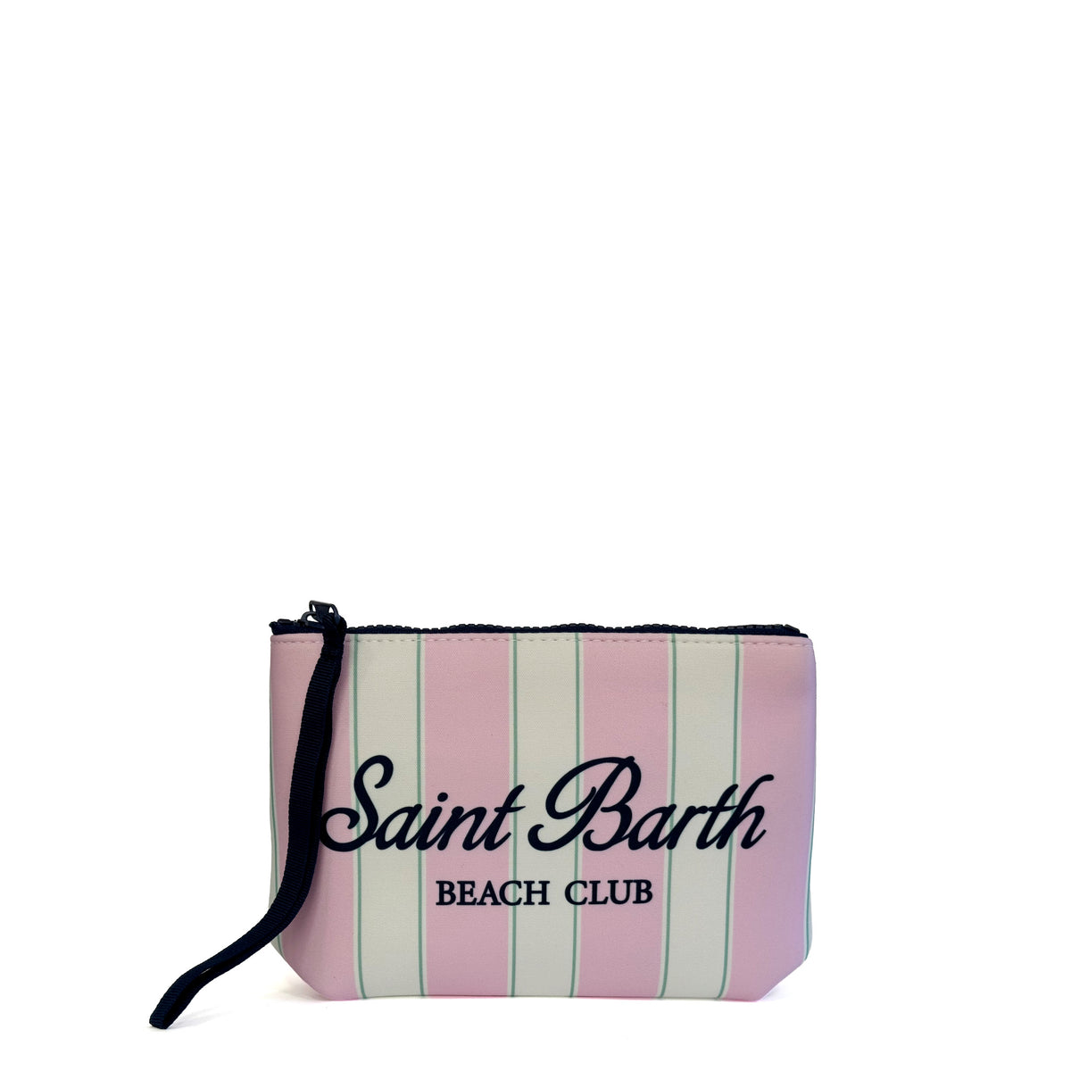 Pochette SAINT BARTH ALINE STRIPES 00760L - Bianco/Rosa