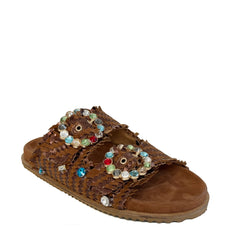 Ciabatta strass MODE 4032 - Nocciola