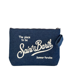 Pochette SAINT BARTH ALINE DENIM - Denim 00 Emb 01334H