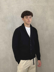 MASQ M1177 7 0680 Button Down Jacket - Blue