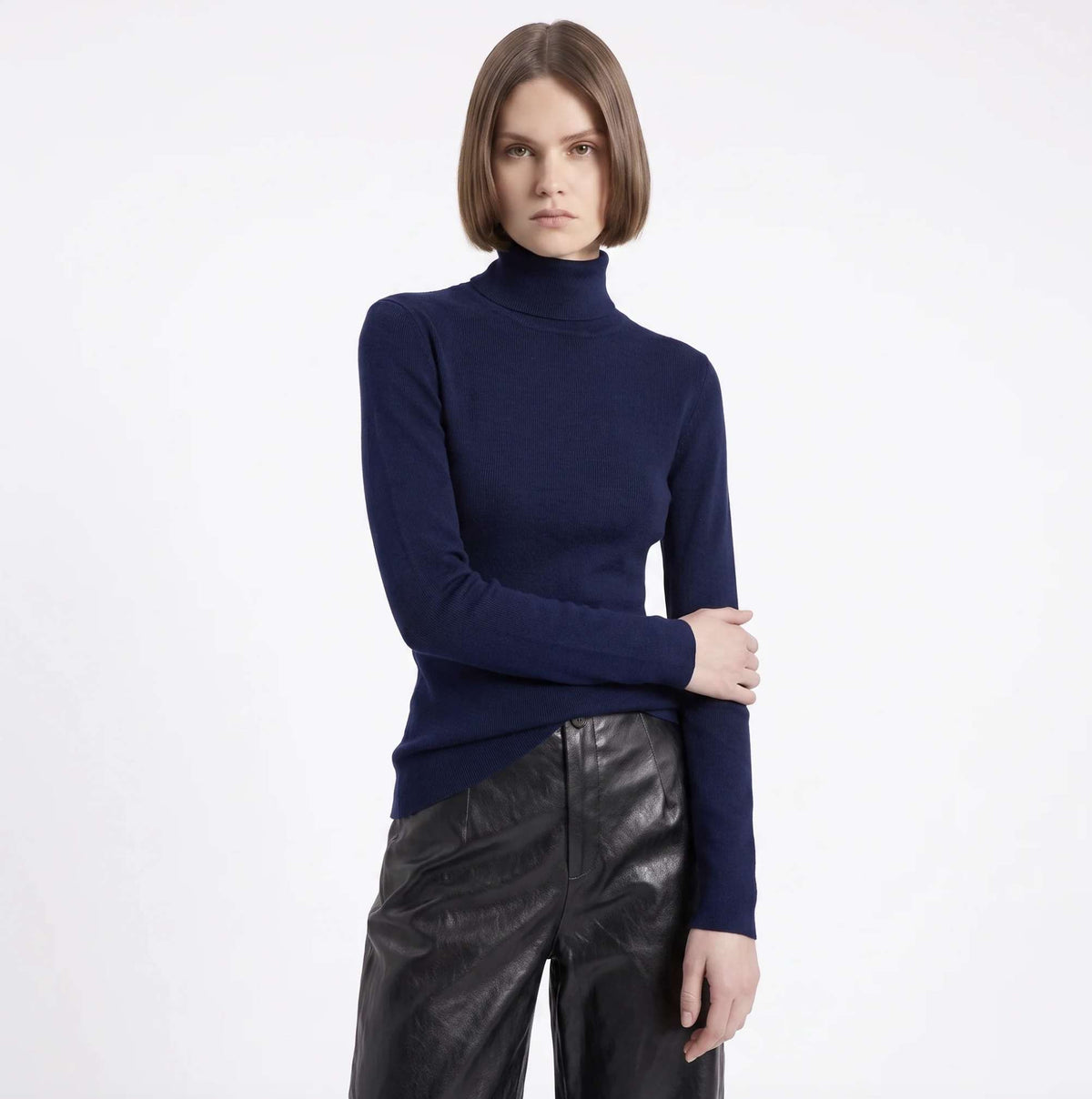 Pull collo alto ARTLOVE CALINE - Navy