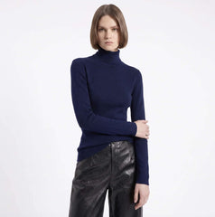 Pull collo alto ARTLOVE CALINE - Navy