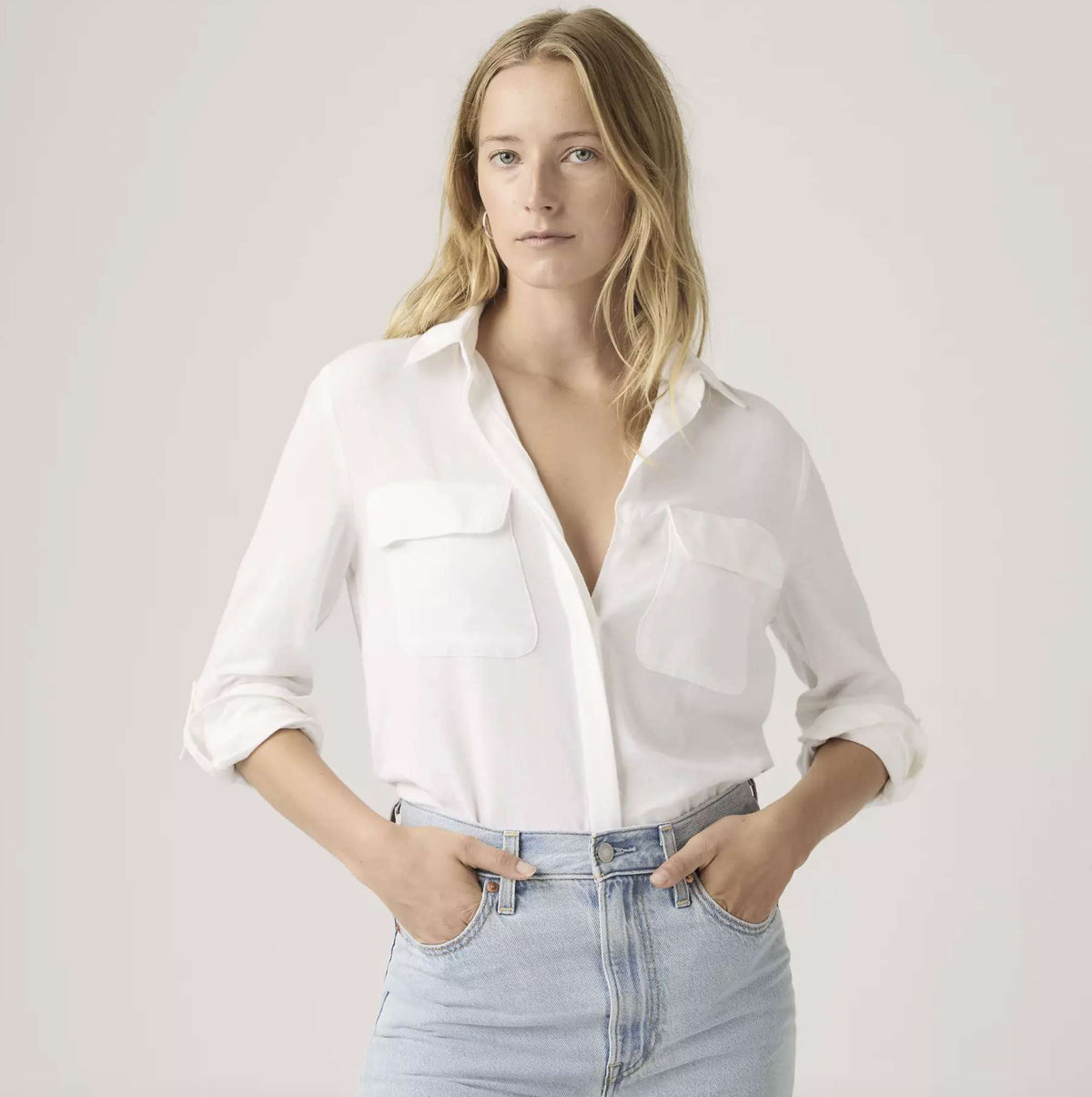 Camicia LEVI'S Eliane Utility 005NJ-0002 - Cotton White