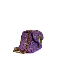 Borsa KURT GEIGER Mini Pimlico - Purple Sequin