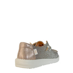 Sneaker HEY DUDE Wendy Metallic Sparkle 41082 - Rose Gold
